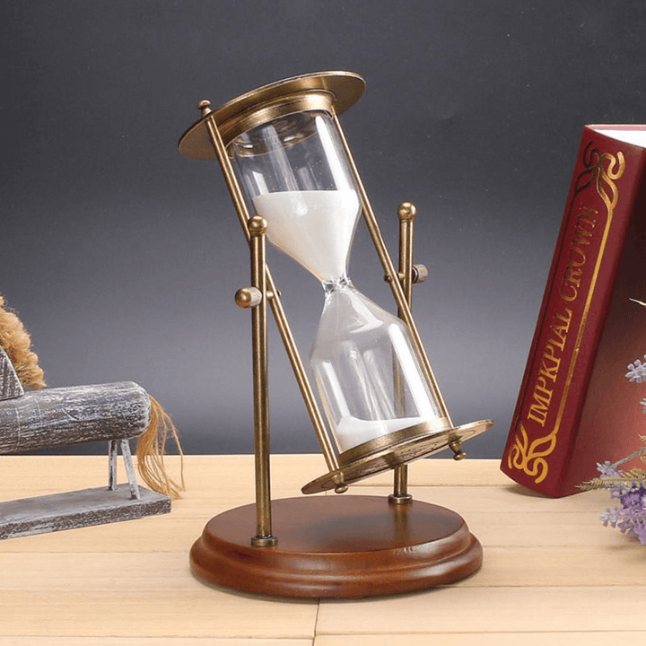 15 Minutes Rolating Hourglass Sandglass Sand Clock Timer Table Home Decoration Desktop Ornament - MRSLM