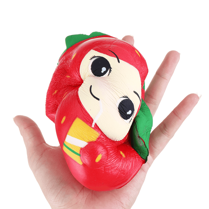 Squishy Strawberry Girl 13CM Slow Rising Rebound Toys with Packaging Gift Decor - MRSLM