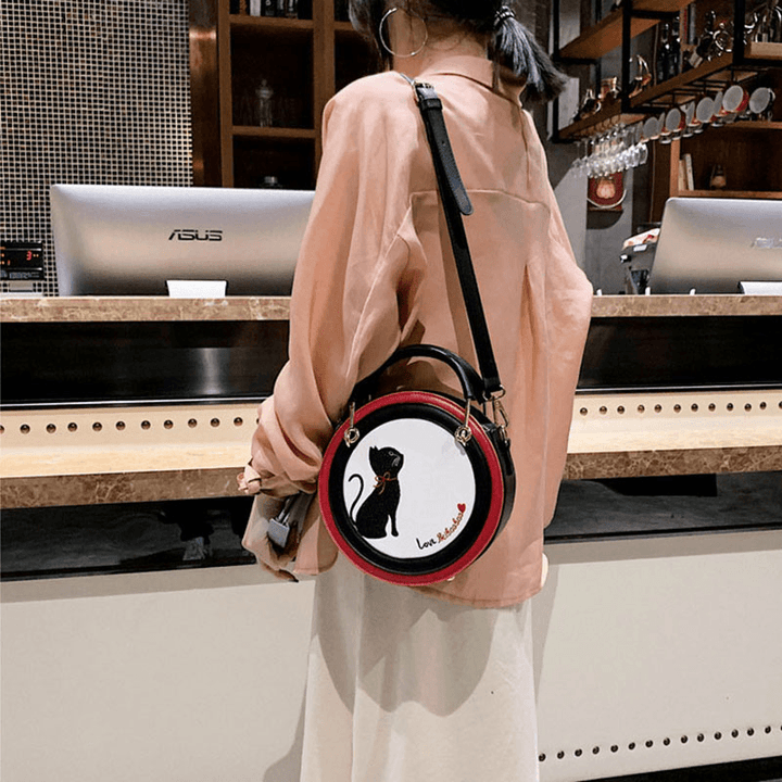 Women Fashion Cat Cute Crossbody Bag Shoulder Bag for Daily Party - MRSLM