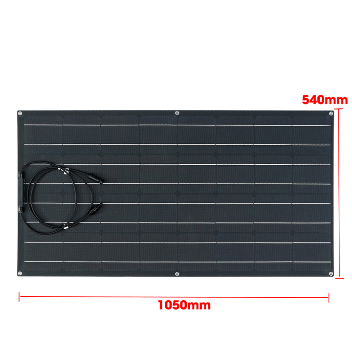 100W 1050*540Mm ETFE Waterproof Solar Panel with Connector - MRSLM