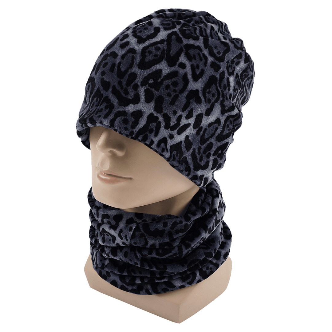 Collars Europe and the United States Single Circle Outdoor Pullover Collar Knitted Spiral Hat - MRSLM