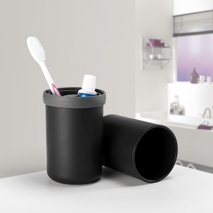 Portable Toothbrush Wash Cup Toothpaste Boxes Handy Travel Toothbrush Toothpaste Organizer - MRSLM