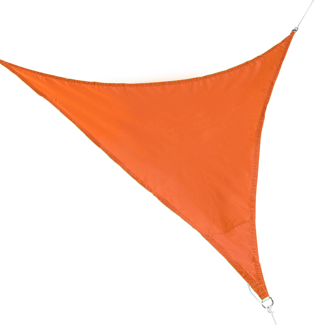 2X2X2M Triangle Sun Shade Sail Outdoor Garden Waterproof UV Tent Sunshade Canopy Awning Cover - MRSLM