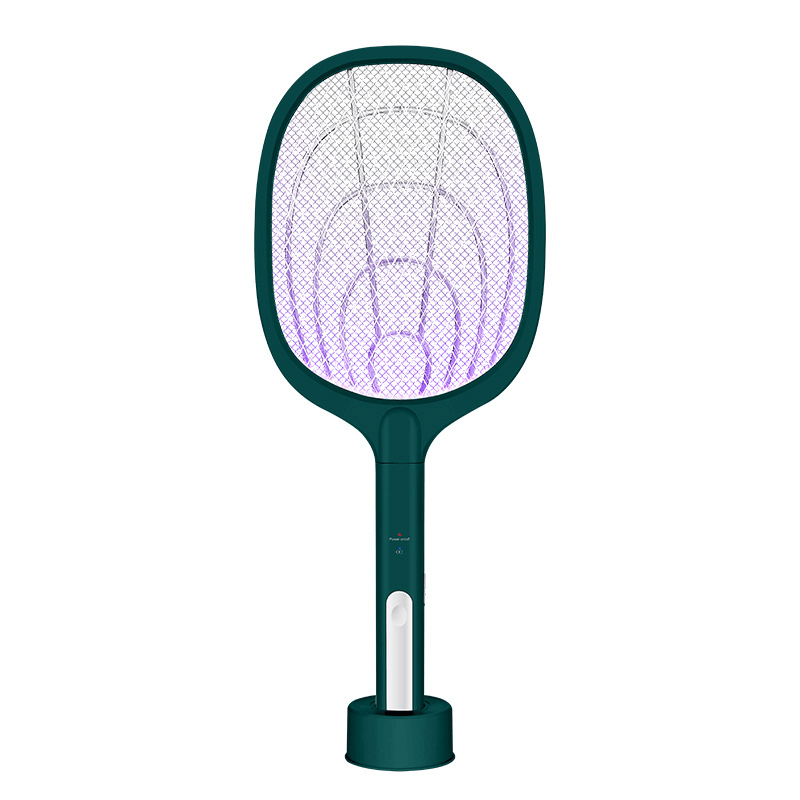 2 in 1 Portable Mosquitos Killer Pest Control 3000V Bug Racket Fly Swatter Safety Mosquito Killer Lamp for Indoor Outdoor - MRSLM