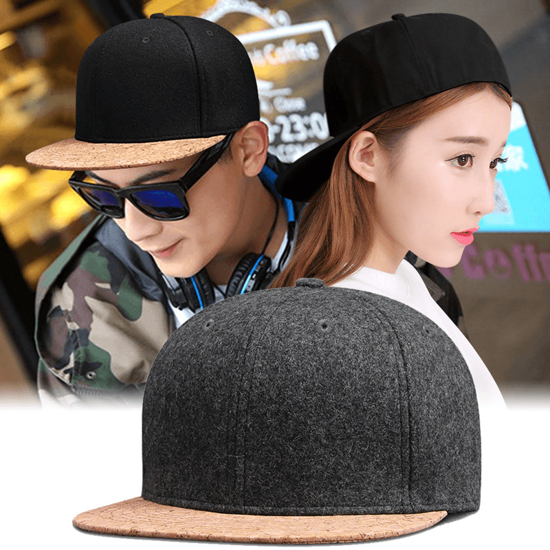 Flat along Street Dance Men'S Woolen Hip-Hop Hat - MRSLM