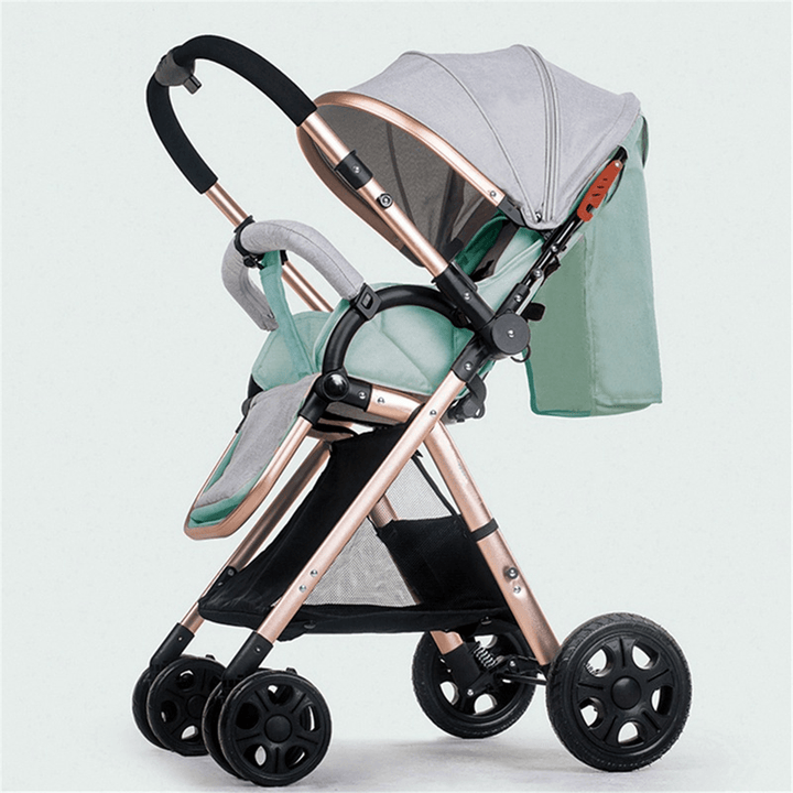 Folding Lightweight Baby Stroller Cart Sit Lie Two-Way Kids Stroller Car Travel Pushchair - MRSLM