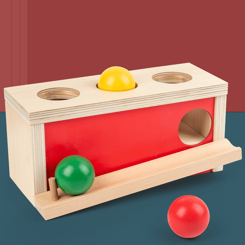 Toddler Box Arm Strength Knocking Ball Table Hand-Eye Coordination Baby Toys - MRSLM