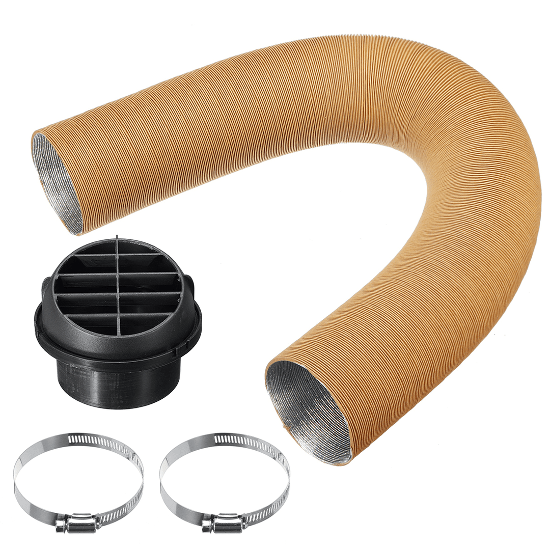 75Mm Heater Pipe Duct + Warm Air Outlet + Hose for Eberspacher Diesel Webasto - MRSLM