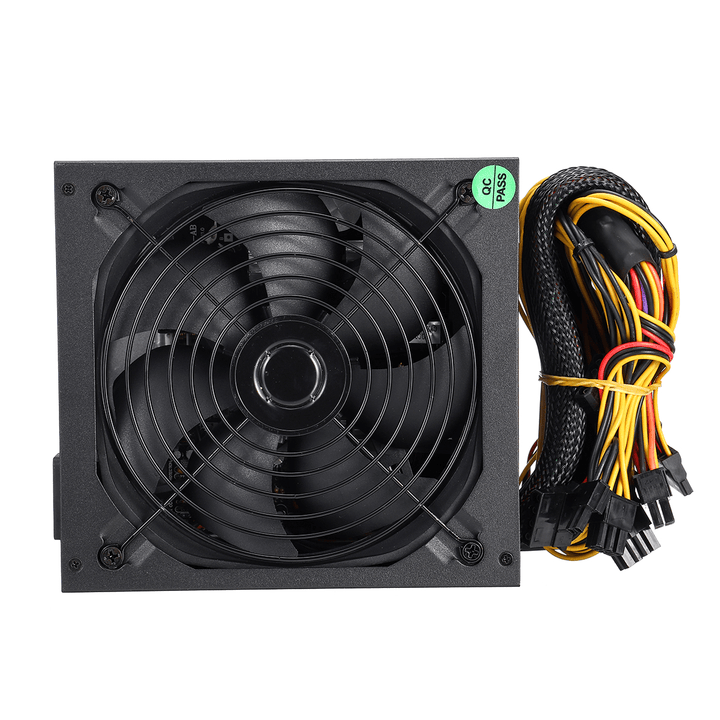 1200W Computer Power Supply Module PC PSU 24Pin SATA 6Pin 4Pin Quiet LED Fan 80 Plus - MRSLM