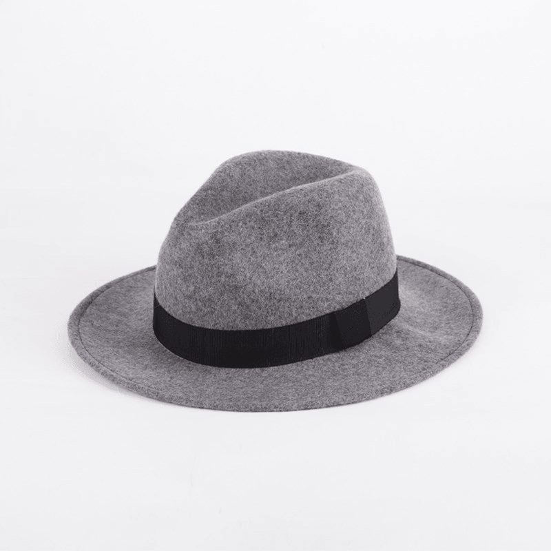 Woolen Men'S Felt Hat British Style Jazz Hat - MRSLM