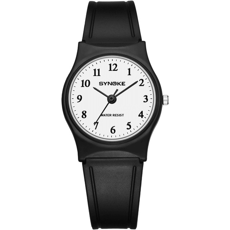 SYNOKE 9018 Simple Design Casual Style Ultra Thin Waterproof Fashion Men Watch Quartz Watch - MRSLM