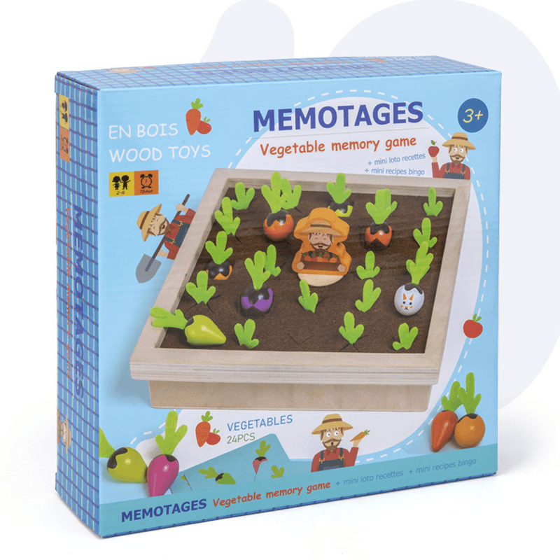 Children'S Board Game Puzzle Radish Manor Toy - MRSLM