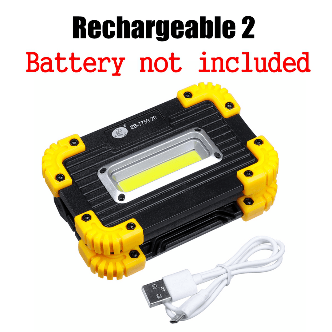 50W COB Work Light USB Charging 3 Modes Camping Light Floodlight Emergency Lamp Outdoor Travel - MRSLM