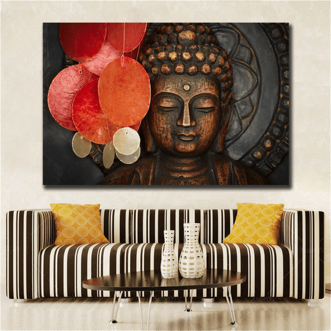 Large Art Prints Home Decor Canvas Painting Wall Art Statue Meditation Paper - MRSLM