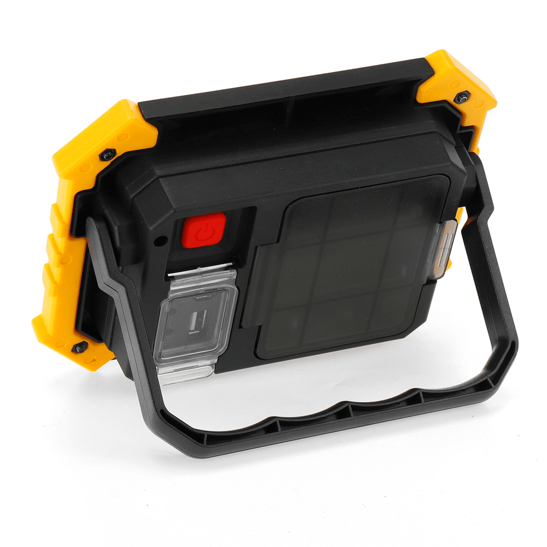 30W COB LED USB Work Light Spotlight Waterproof 5 Modes Flood Lamp Outdoor Camping Emergency Lantern - MRSLM