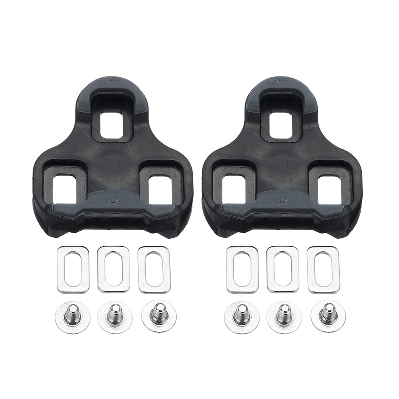 PROMEND 9 Degrees Lock Plate Bicycle Pedals Self-Locking Cleats Road Bike Shoes Cleats - MRSLM