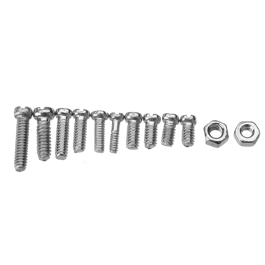 Suleve™ MXSS7 600Pcs Stainless Steel M1/1.2/1.4/1.6 Small Screws Nut for Watches Clocks Mobile 2-4Mm - MRSLM