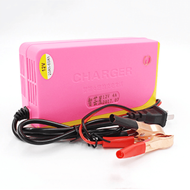 BIKIGHT 1001 12V4A Portable Intelligent Motorcycle Electric Bike Lead Acid Battery Fast Charging Charger - MRSLM