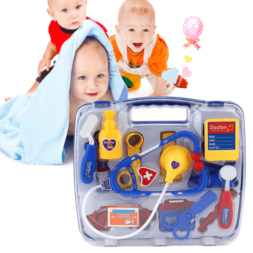 Children'S Simulation Doctor and Nurse Portable Medical Kit - MRSLM