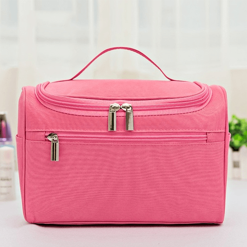 Women Portable Toiletry Wash Bag Waterproof Cosmetic Make-Up Storage Pouch Outdoor Travel - MRSLM