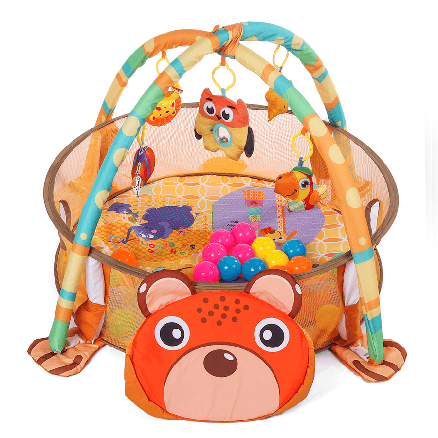 33.46X22.05Inch Baby Gym Toddler Folding Baby Toys Ball Pool Toddler Soft Activity Play Tent Kids Game Playing House - MRSLM