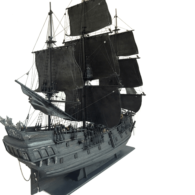 Piececool 3D Puzzle the BLACK PEARL Boat Model KITS Assemble Jigsaw Puzzle DIY Gift Toys XHL-AS007 - MRSLM