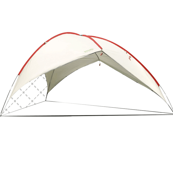 Outdoor Sun Shade Tent Camping Tent Breathable Sun-Resistant Tear-Resistant Fabric Waterproof Beach Tent Sunshade - MRSLM