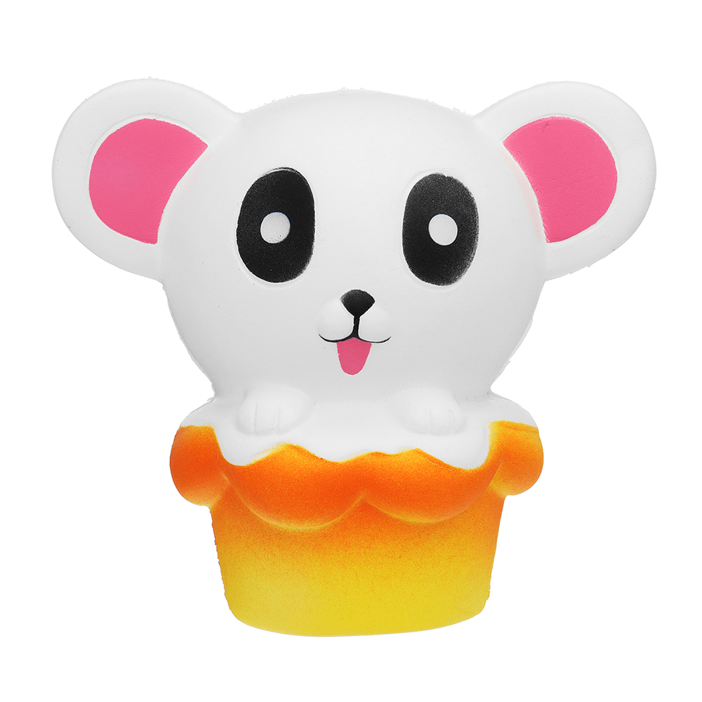 Bear Cake Squishy 11*12.5*8CM Slow Rising Cartoon Gift Collection Soft Toy - MRSLM