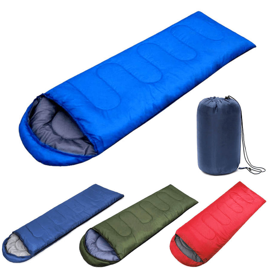 Ipree Waterproof 210X75Cm Sleeping Bag Single Person for Outdoor Hiking Camping Warm Soft Adult Home Suit Case - MRSLM