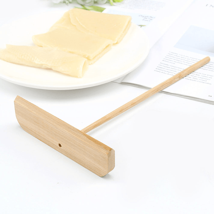 Specialty Crepe Maker Pancake Batter Wooden Spreader Stick Pancake Scraper Home Frying Pan Kitchen Tool DIY Restaurant Canteen Special Kitchen Supplies - MRSLM