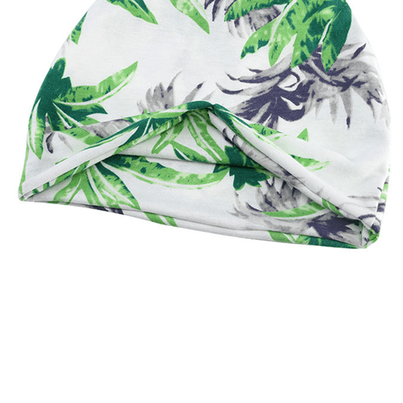 Unisex Multipurpose Tree Print Cotton Headpiece Scarf Cap - MRSLM