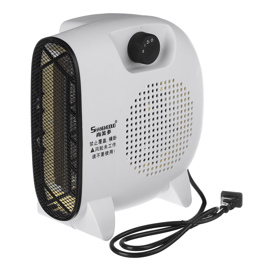 1500W Portable Electric Heater Fan Small Hot Warm 3 Wind Modes for Living Room/Bedroom - MRSLM