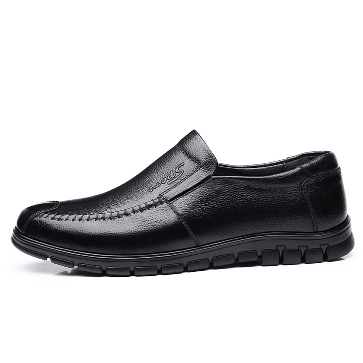 Genuine Leather Non-Slip Casual Oxfords - MRSLM