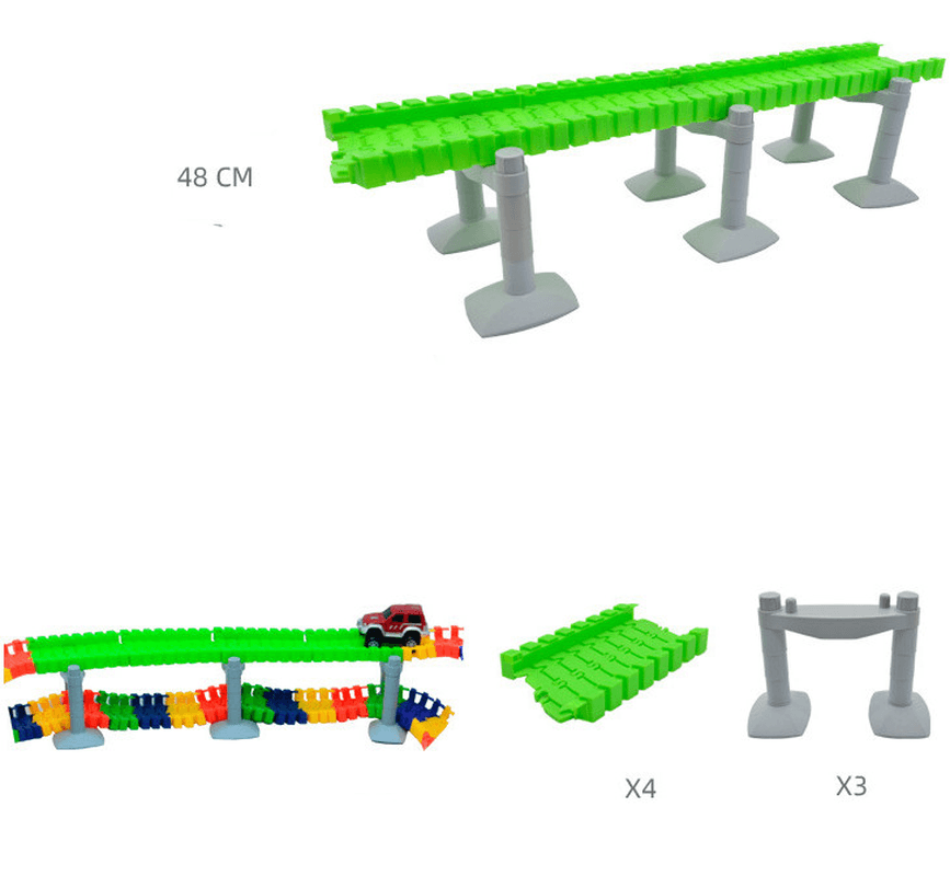 Children'S Electric Track DIY Assembling Toys - MRSLM