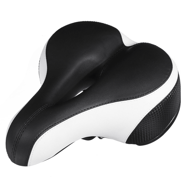 BIKIGHT PU Wide Bike Seat Cushion Soft Bike Saddle Mountain Road Bicycle Padded Outdoor Cycling Bike Saddles - MRSLM