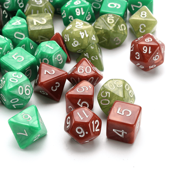 140Pcs/280Pcs Polyhedral Dices for Dungeons & Dragons Desktop Games with Storage Bags - MRSLM