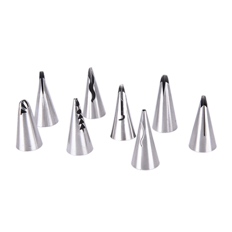 Honana CF-PN10 10Pcs Stainless Steel Russian Tulip Dress Icing Piping Nozzles Cake Baking Tools - MRSLM