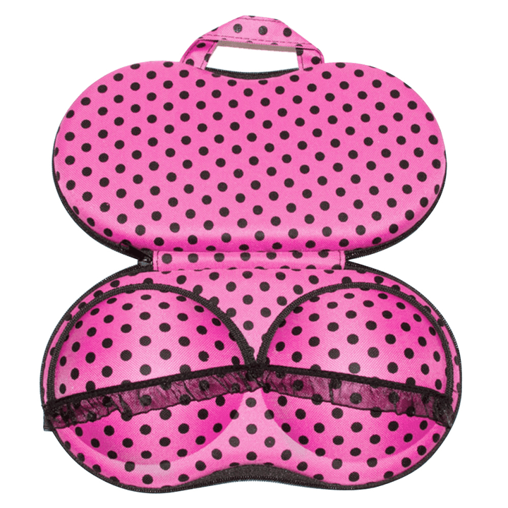 Large Capacity Creative Bra Underwear Storage Box Travel Bag Portable Organizer Bags with Net 32Cm - MRSLM