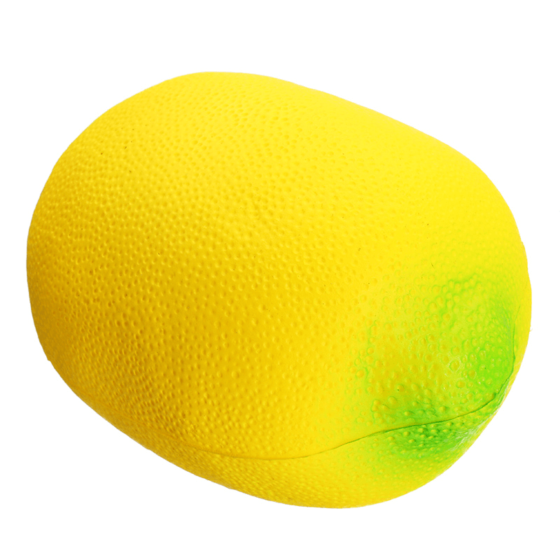 Squishy Yellow Lemon 12Cm Big Soft Slow Rising Fruit Collection Gift Decor Toy - MRSLM