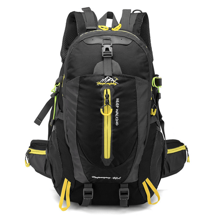 40L Climbing Backpack Waterproof Nylon Sports Travel Hiking Shoulder Bag Unisex Rucksack for Outdoor Hiking Trekking Men Women - MRSLM