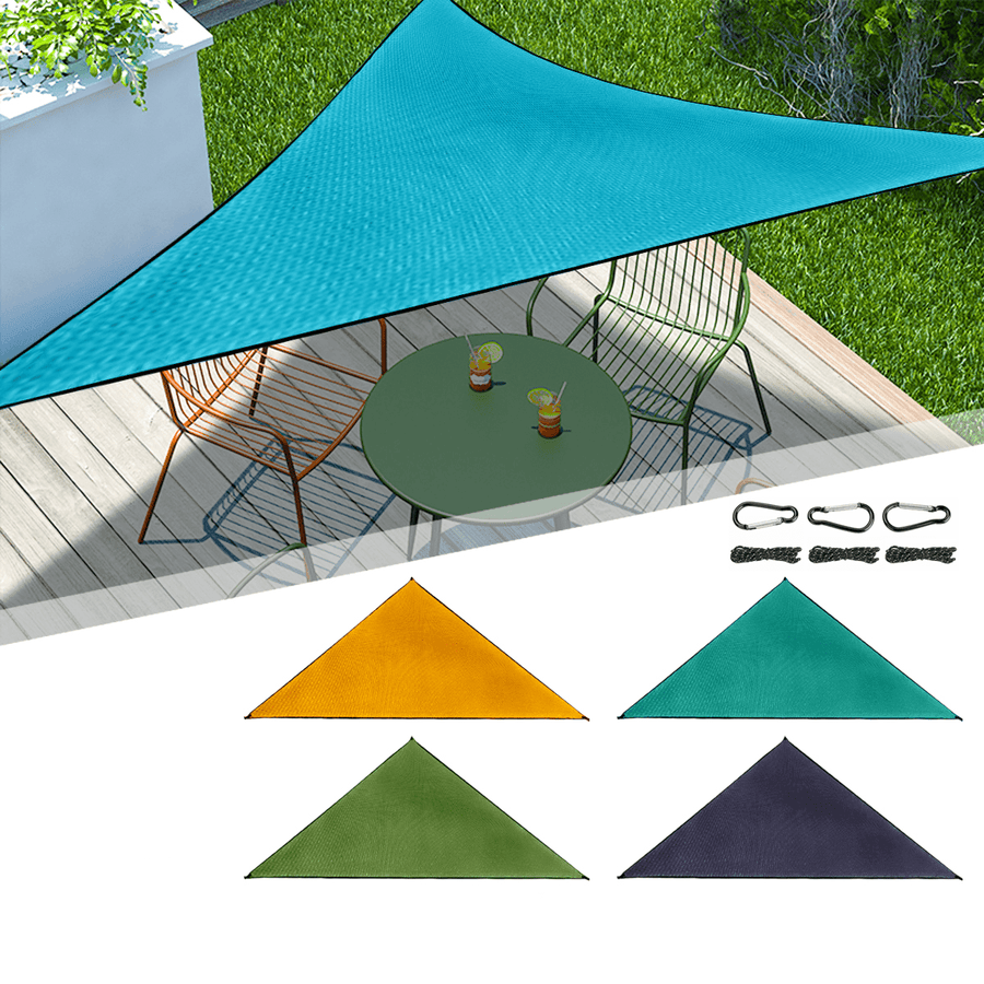 6X6X6M Sunshade Awning Waterproof Canopy Cover Uv-Proof Swimming Yard Beach Garden Patio Sail - MRSLM