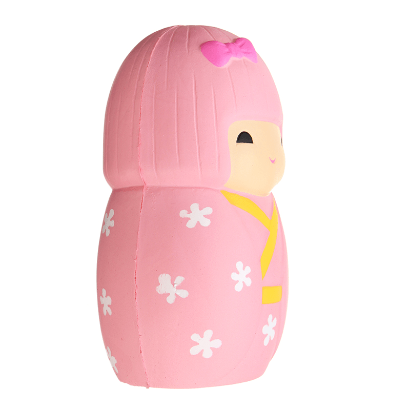 Squishy Sakura Cherry Blossom Girl Doll 11.5Cm Slow Rising with Packaging Collection Gift Decor Toy - MRSLM