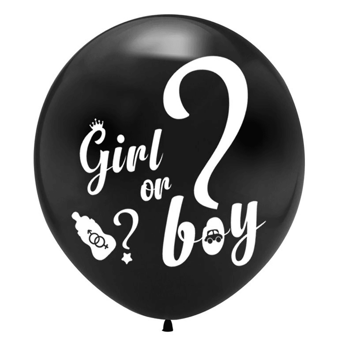 Latex Balloons Boy or Girl/He or She Creative Party Baby Shower Supply Party Decorations - MRSLM