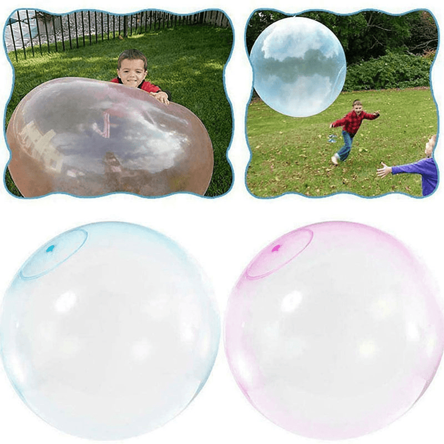 70CM Children Outdoor Soft Air Water Filled Bubble Ball Blow up Balloon Toy Fun Party Game Gift for Kids Inflatable Toys - MRSLM