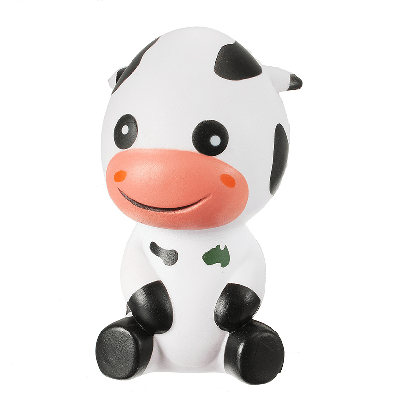 Squishy Baby Cow Jumbo 14Cm Slow Rising with Packaging Animals Collection Gift Decor Toy - MRSLM