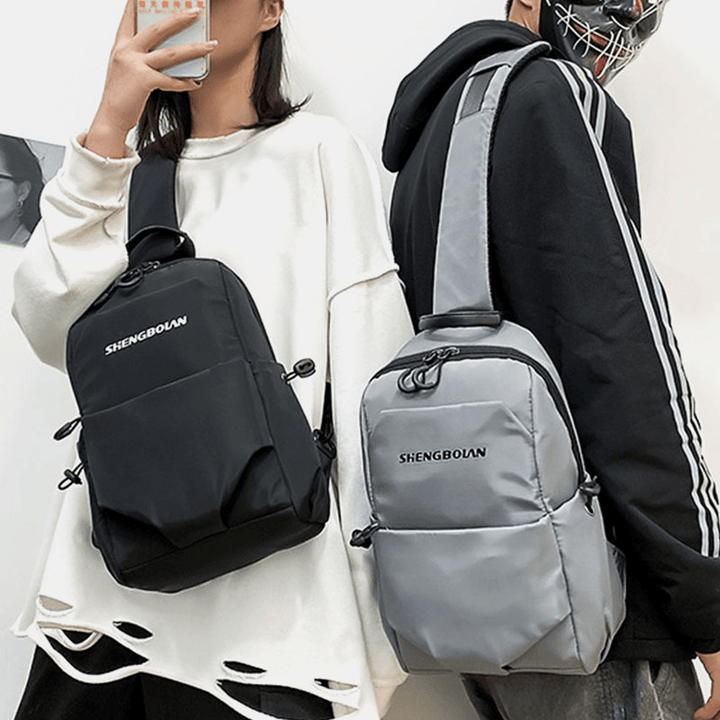 Men Fashion Light Weight Shoulder Bag Chest Bag - MRSLM