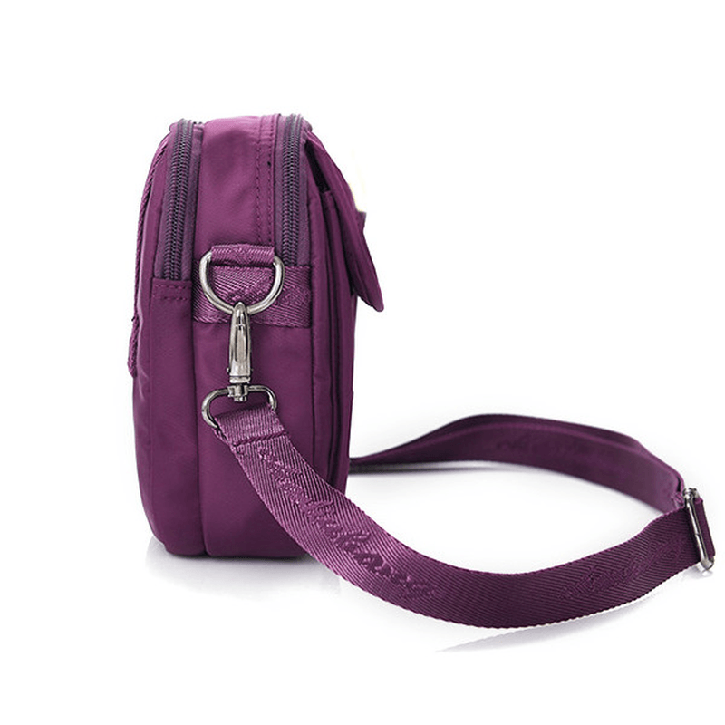 Women Men Nylon Light Weight Waterproof Messenger Bags Casual Shoulderbags Messenger Bags - MRSLM