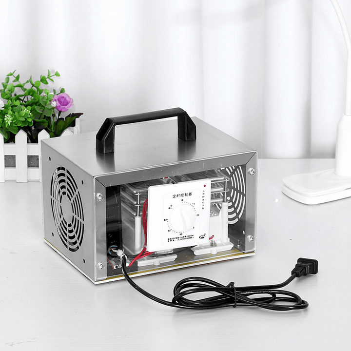 35G/H 110V/220V Ozone Generator Air Purifier Sterilizer with Timing Switch - MRSLM