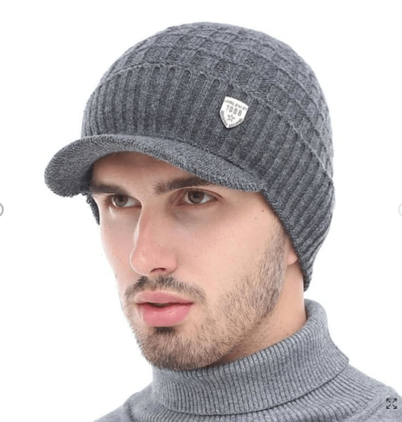 Knitted Hat Pleated Cap to Keep Warm - MRSLM