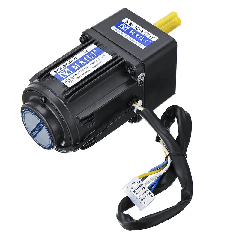 15W 220V AC Gear Reducer Motor 3RK15GN-C 6.9/125/415 RPM Variable Speed Motor Reversible Motor - MRSLM